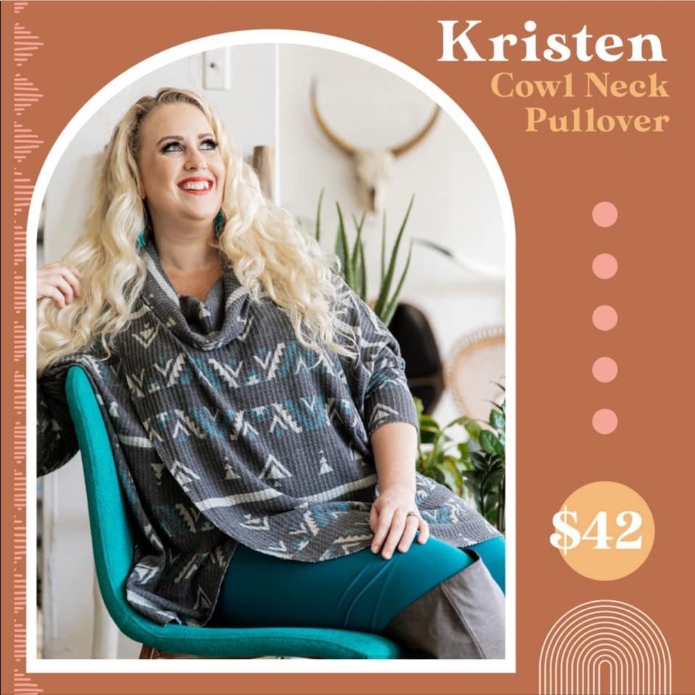 Lularoe med Aztec Kristen pullover